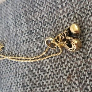 Boxing gloves pendant with chain